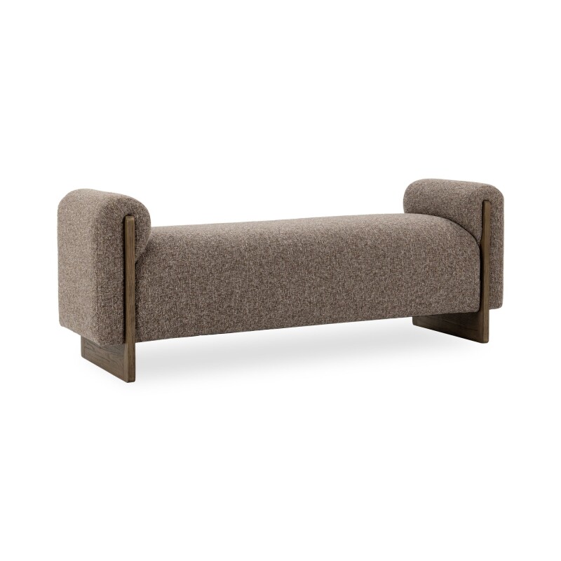 Sierra Upholstered Bench Chairs & Benches Bronzed Cocoa 4 Sierra Upholstered Bench Chairs & Benches Bronzed Cocoa 4