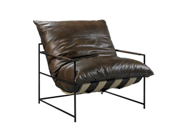 Palermo Leather Accent Chair – Chestnut Chairs Brown