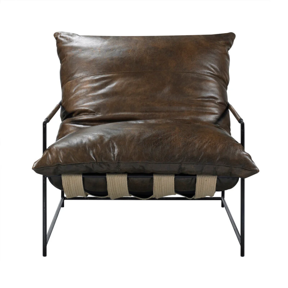 Palermo Leather Accent Chair – Chestnut Chairs Brown 6