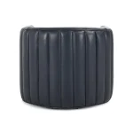 Menard Leather Accent Chair – Nightfall Blue Chairs black 17