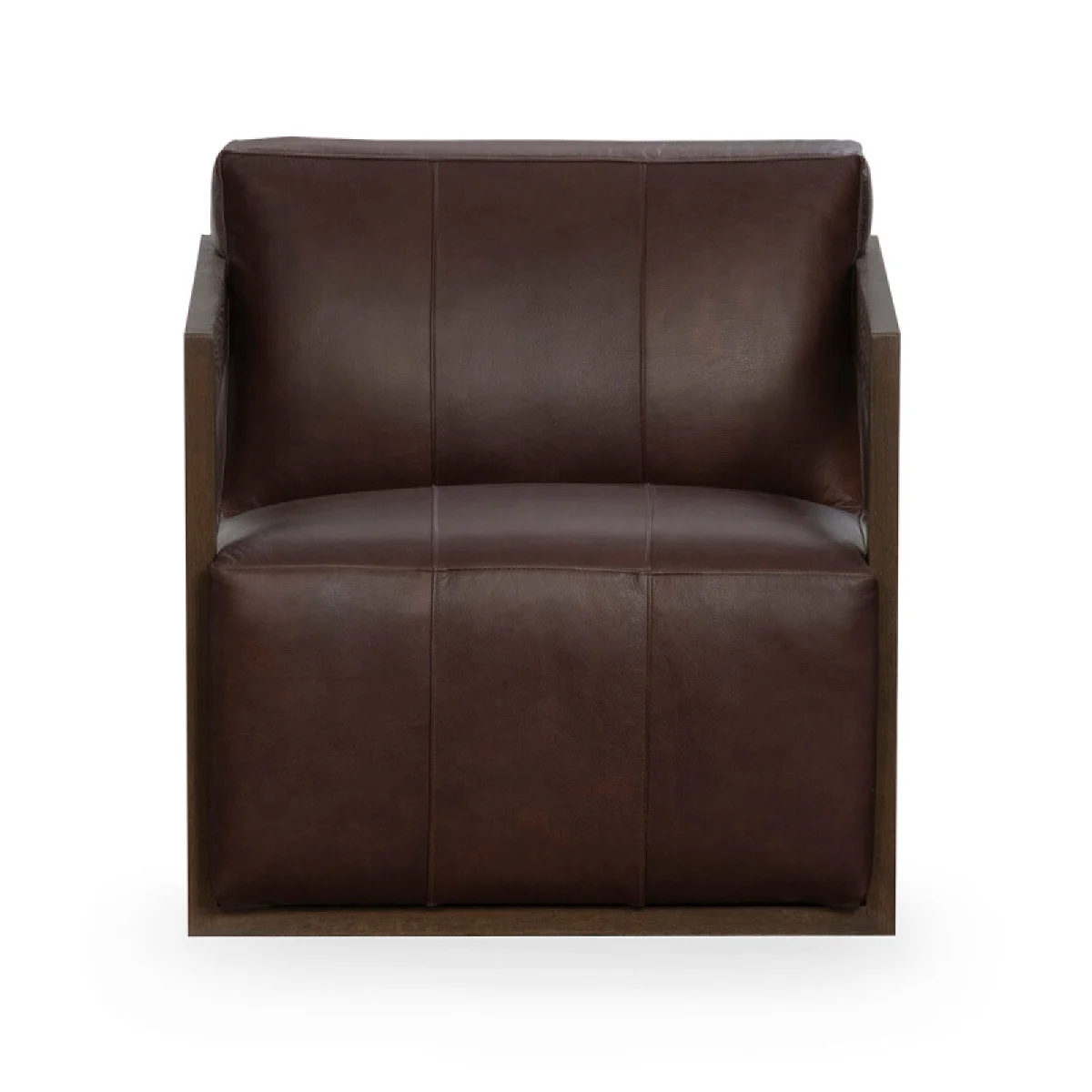 Joseph Swivel Accent Chair Chairs Brown 6