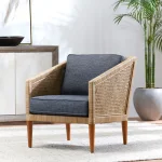 Kaitlin Rattan Accent Chair Chairs Chairs 15