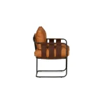 Toluca Leather Accent Chair – Harvest Brown Mx Chairs Brown 12