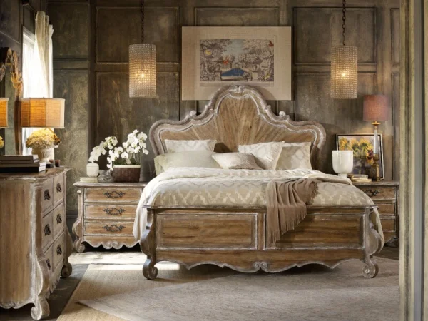 Chatelet California King Wood Panel Bed Beds Beds 12