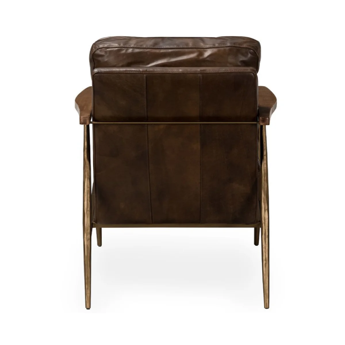 Christopher Leather Club Chair – Truffle Brown Chairs Brown 8