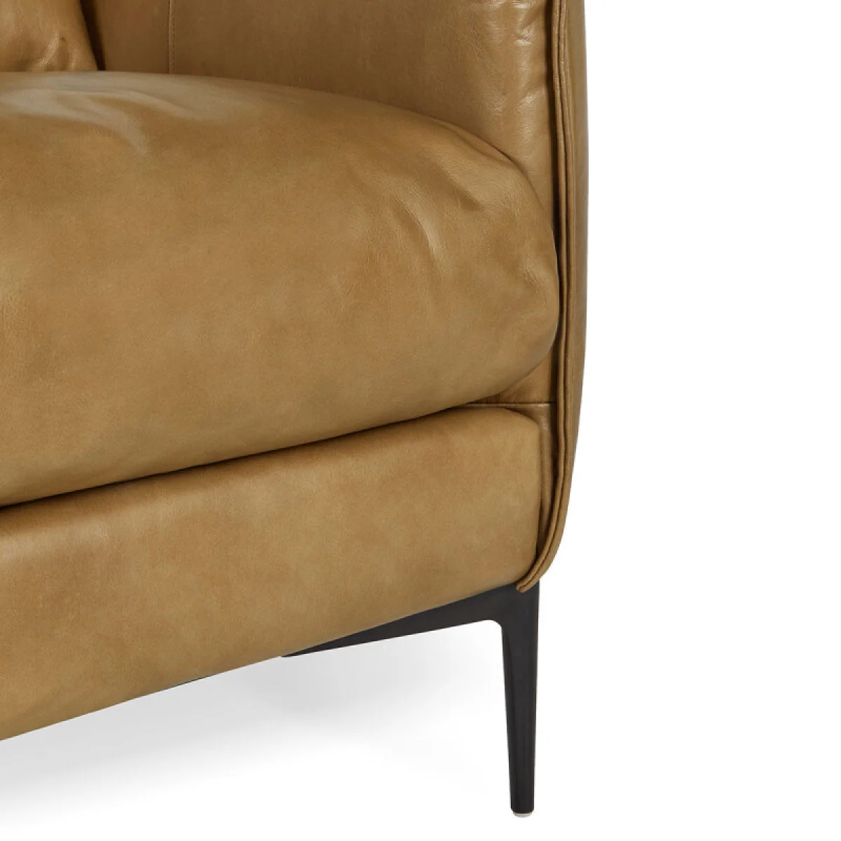 Abigail Leather Club Chair Chairs Adobe Tan 8