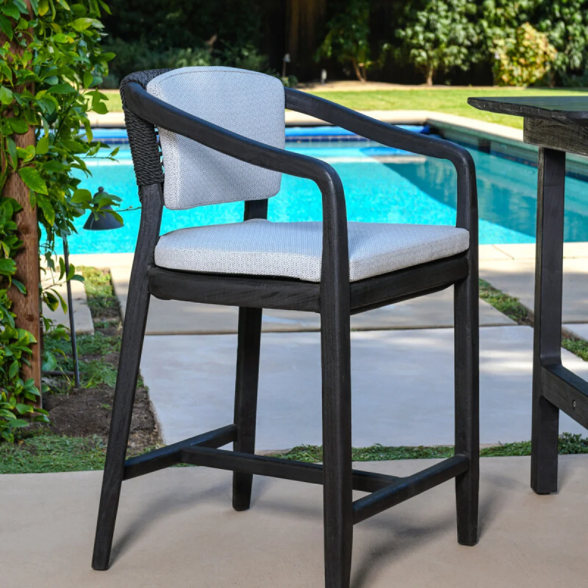 Dawn Outdoor Counter Stool – Black Barstools Barstools 14