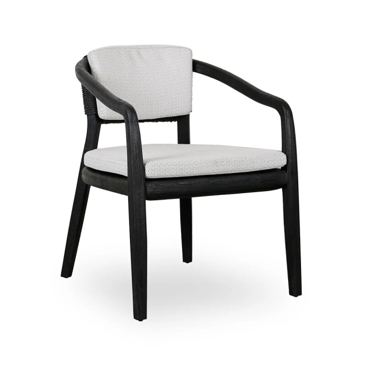 Dawn Outdoor Dining Chair Outdoor Dining Chairs black 4