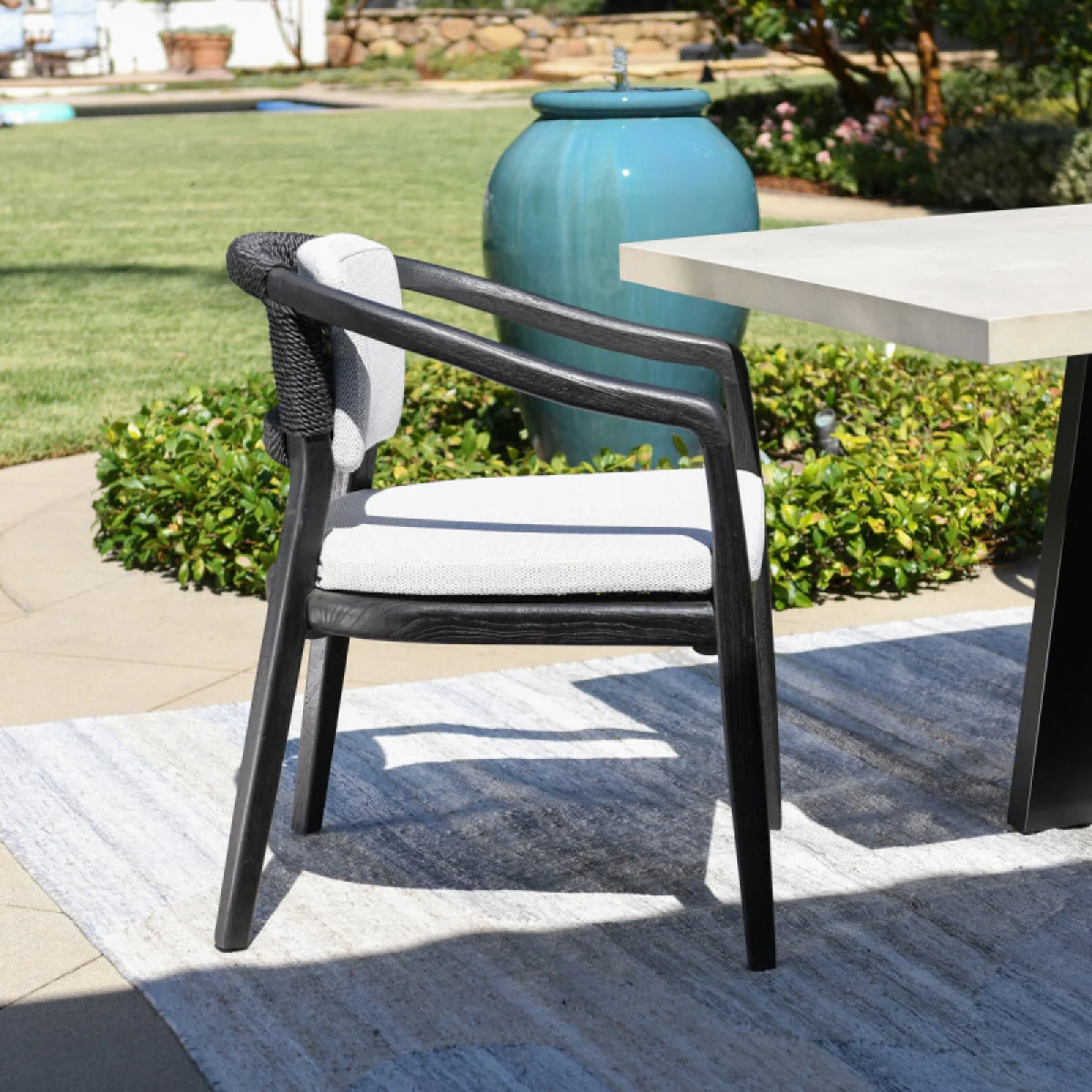 Dawn Outdoor Dining Chair Outdoor Dining Chairs black 13