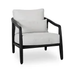 Aria Outdoor Accent Chair Outdoor Chairs black 14