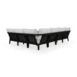 Aria Outdoor 4pc Sectional Outdoor Sectionals black 16