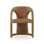 Archie Leather Dining Chair Chairs & Benches Brown 12