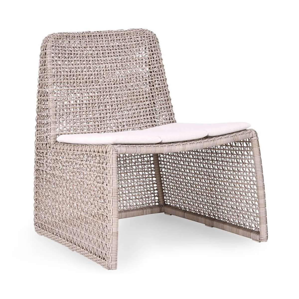 Michelle Outdoor Accent Chair Outdoor Chairs Beige 4