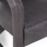 Archie Leather Accent Chair Chairs black 14