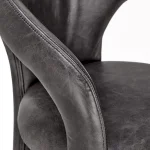 Archie Leather Dining Chair – Charcoal Chairs & Benches Chairs & Benches 16