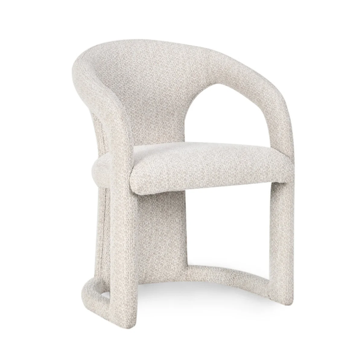 Archie Leather Dining Chair – Birch Cream Chairs & Benches Birch Cream 4