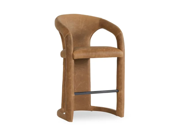 Archie Leather Counter Stool Barstools Barstools