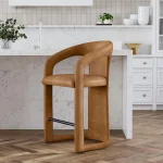 Archie Leather Counter Stool Barstools Barstools 18