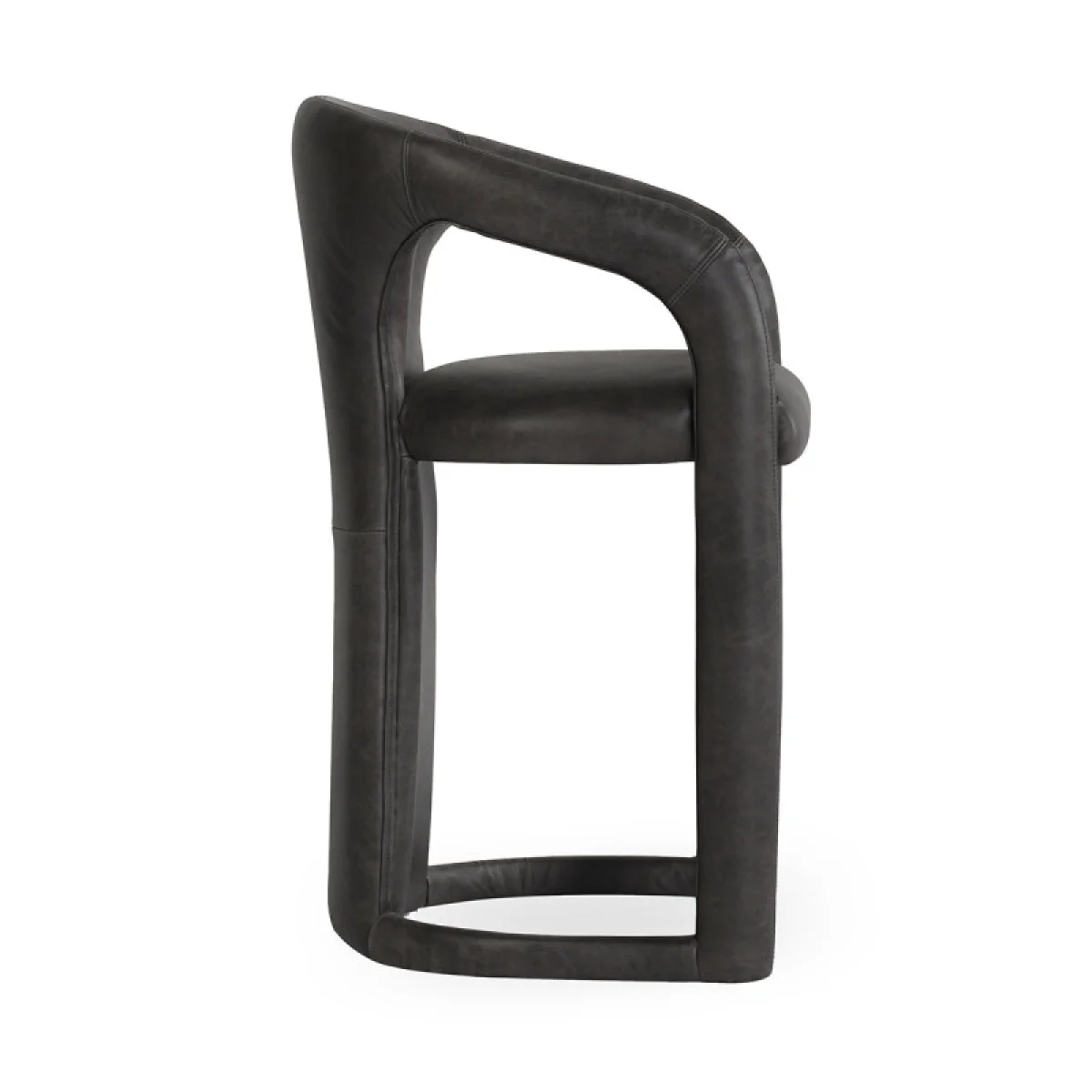 Archie Leather Counter Stool – Charcoal Barstools Barstools 7