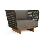 Ellie Outdoor Accent Chair Outdoor Chairs Brown 11