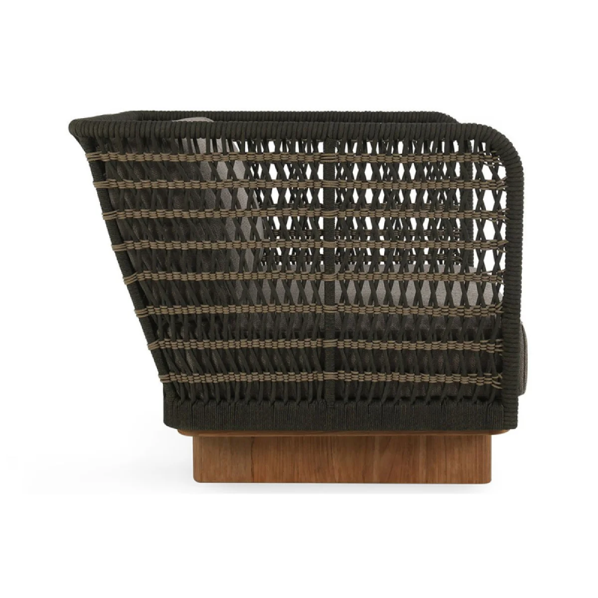 Ellie Outdoor Accent Chair Outdoor Chairs Brown 7
