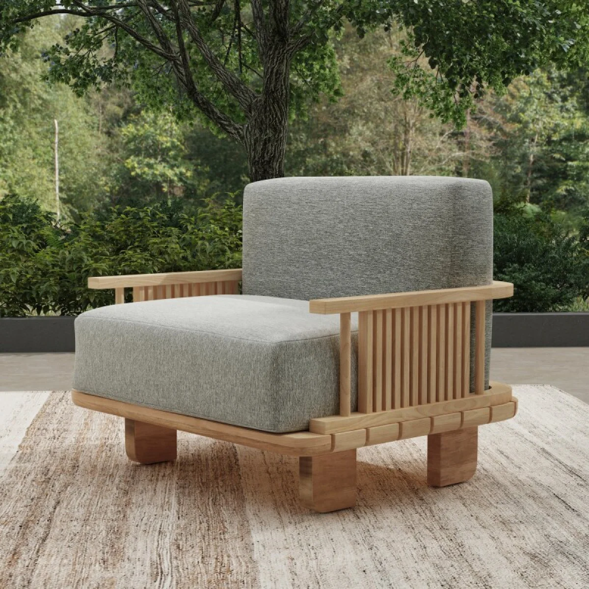 Hudson Outdoor Accent Chair Outdoor Chairs Classic Home 12