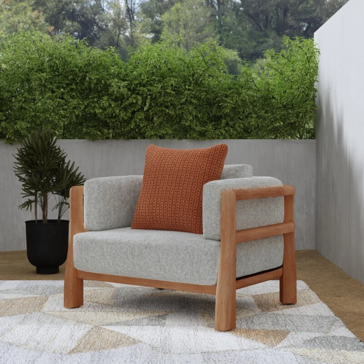 Aston Outdoor Accent Chair Outdoor Chairs Classic Home 11