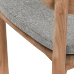 Aston Outdoor Dining Chair Outdoor Dining Chairs Brown 16