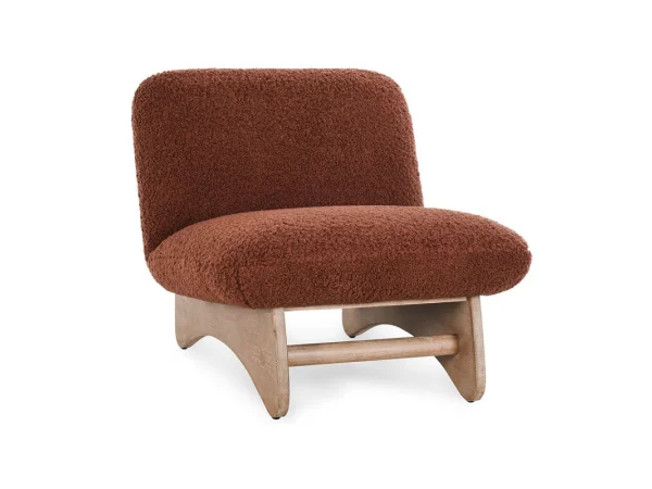 Astra Upholstered Accent Chair Chairs Brown