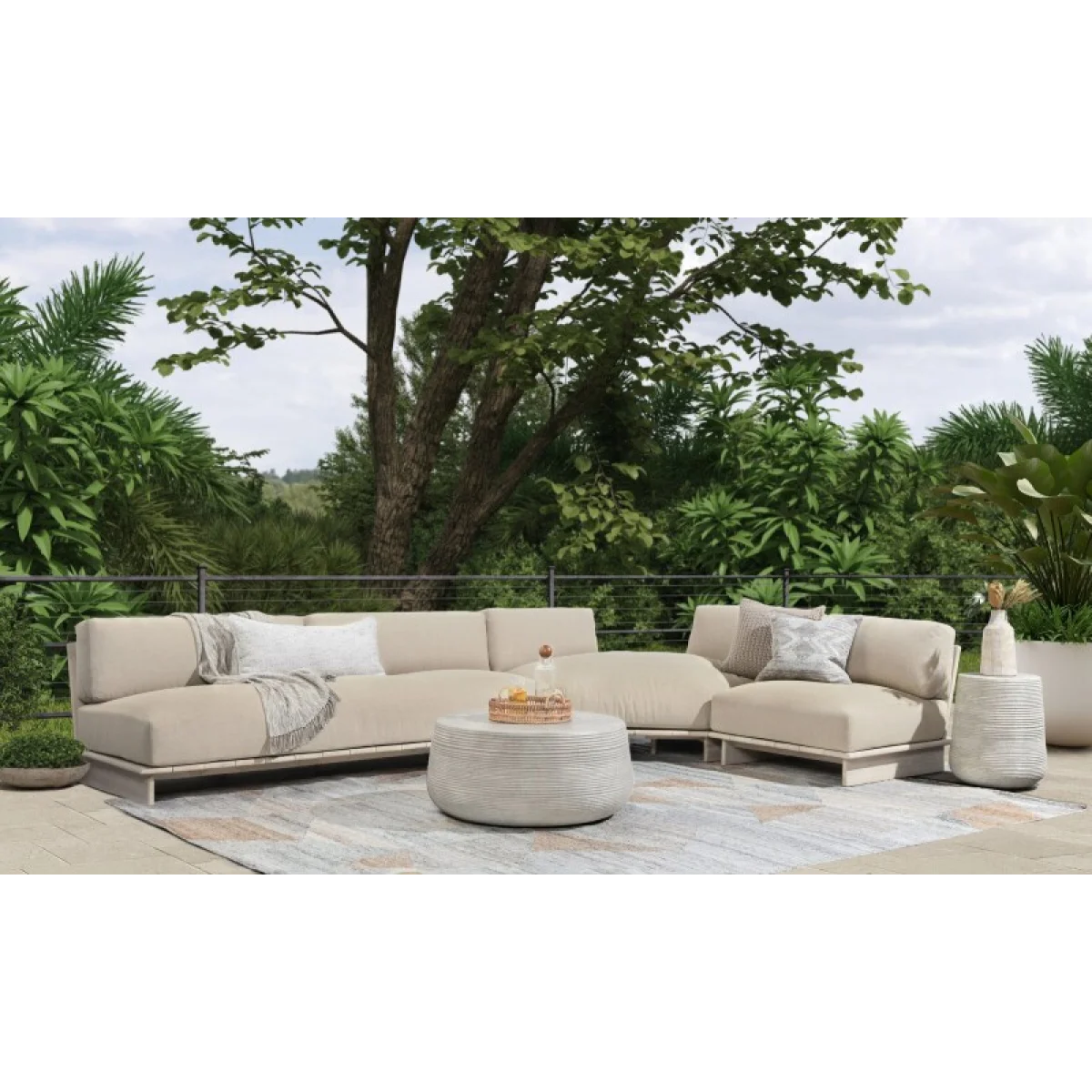 Livia Outdoor Sectional Outdoor Sectionals Classic Home 14
