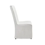 Jordan Upholstered Dining Chair Set Of 2 - White - Image 4