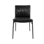 Mayer Leather Dining Chair Set Of 2 Chairs & Benches black 15