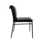 Mayer Leather Dining Chair Set Of 2 Chairs & Benches black 16