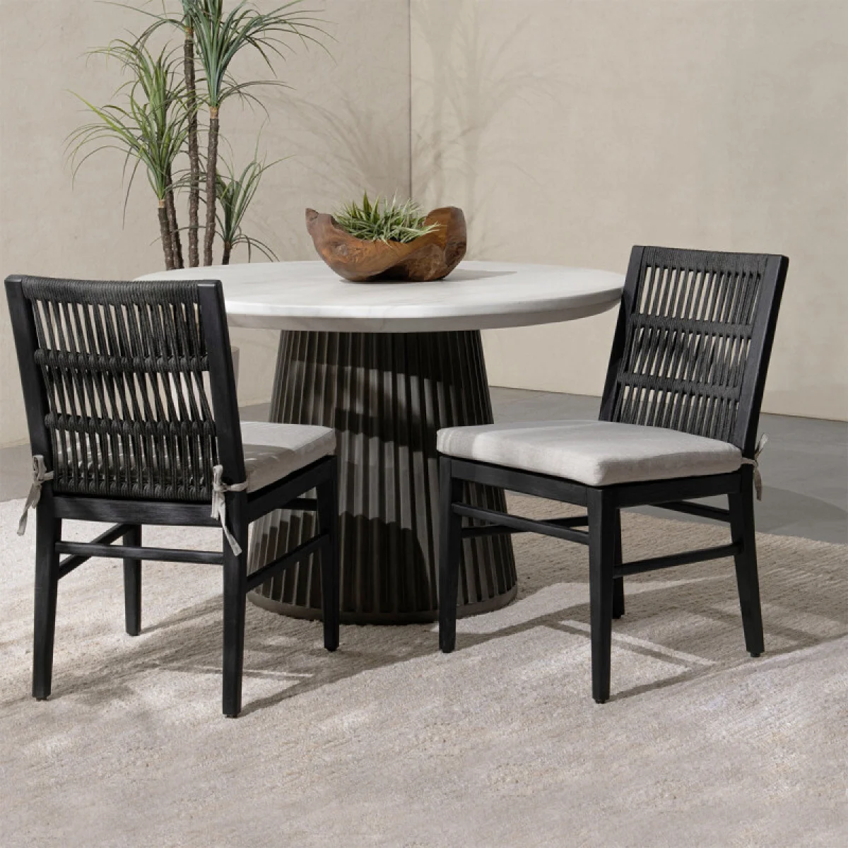 Westville Outdoor Dining Chair Set Of 2 Outdoor Dining Chairs black 18