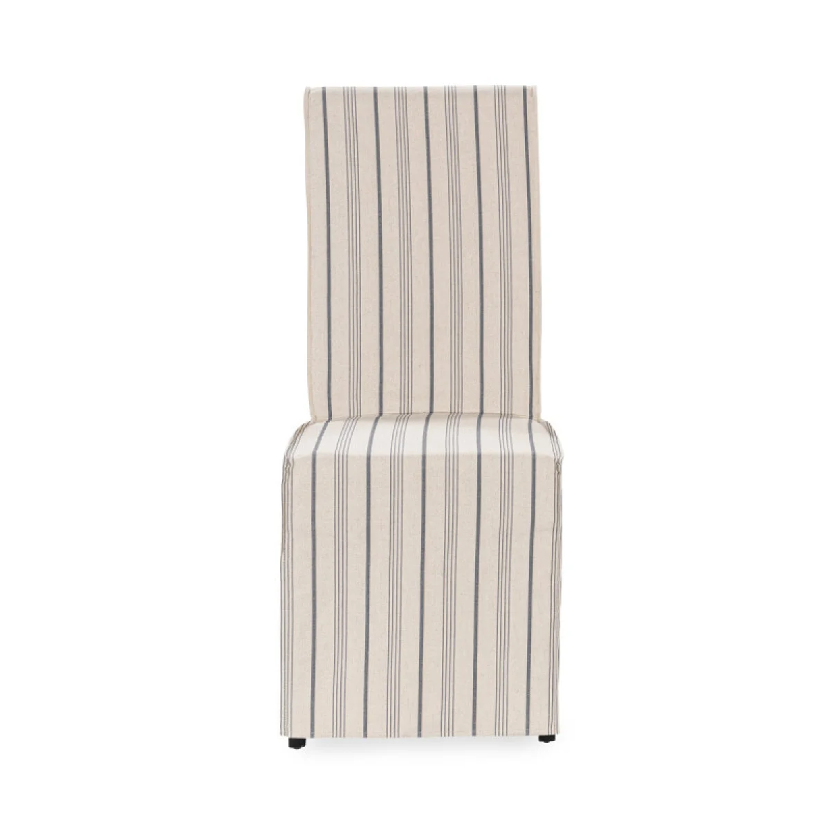 Arianna Upholstered Dining Chair Set Of 2 – Navy Stripe Chairs & Benches Chairs & Benches 7