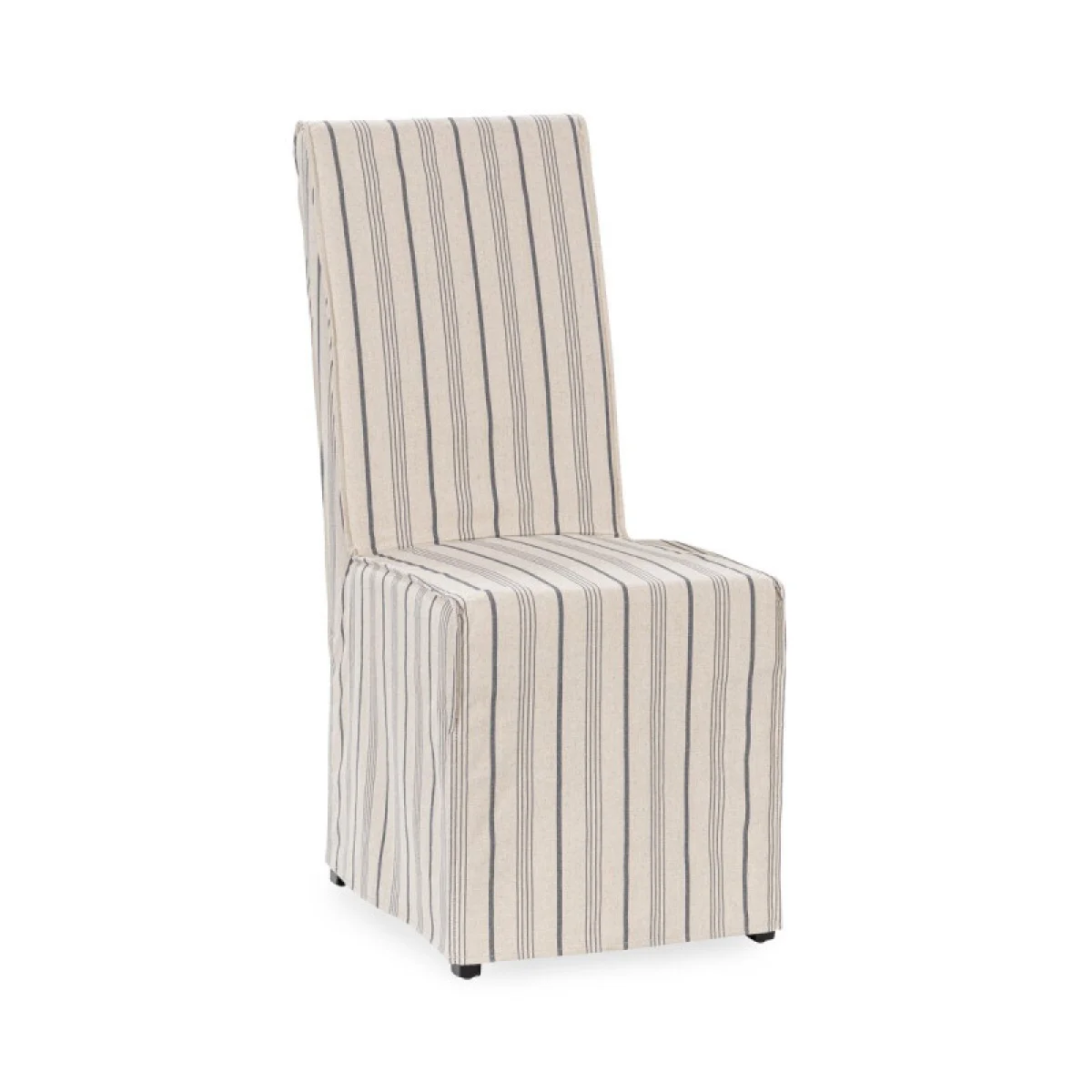 Arianna Upholstered Dining Chair Set Of 2 – Navy Stripe Chairs & Benches Chairs & Benches 8