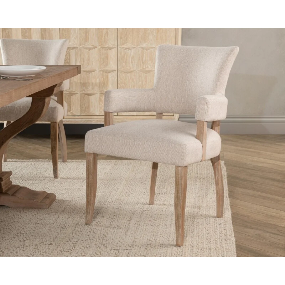 Ronan Upholstered Dining Arm Chair Chairs & Benches Chairs & Benches 10