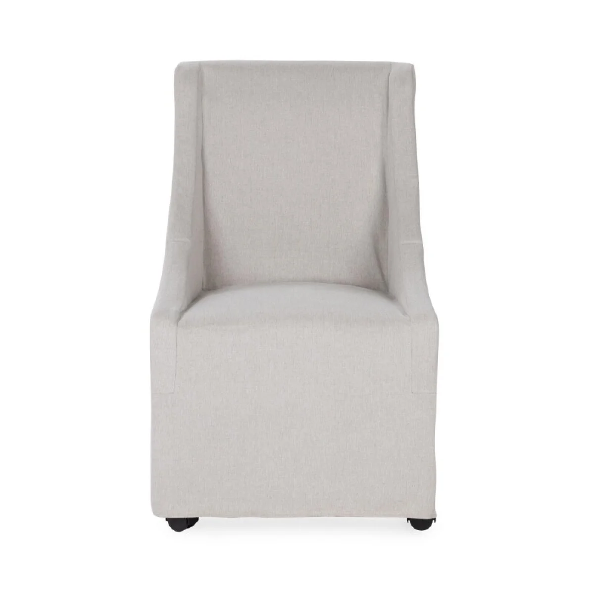 Warwick Upholstered Rolling Dining Chair – Sandy Tan Chairs & Benches Chairs & Benches 6
