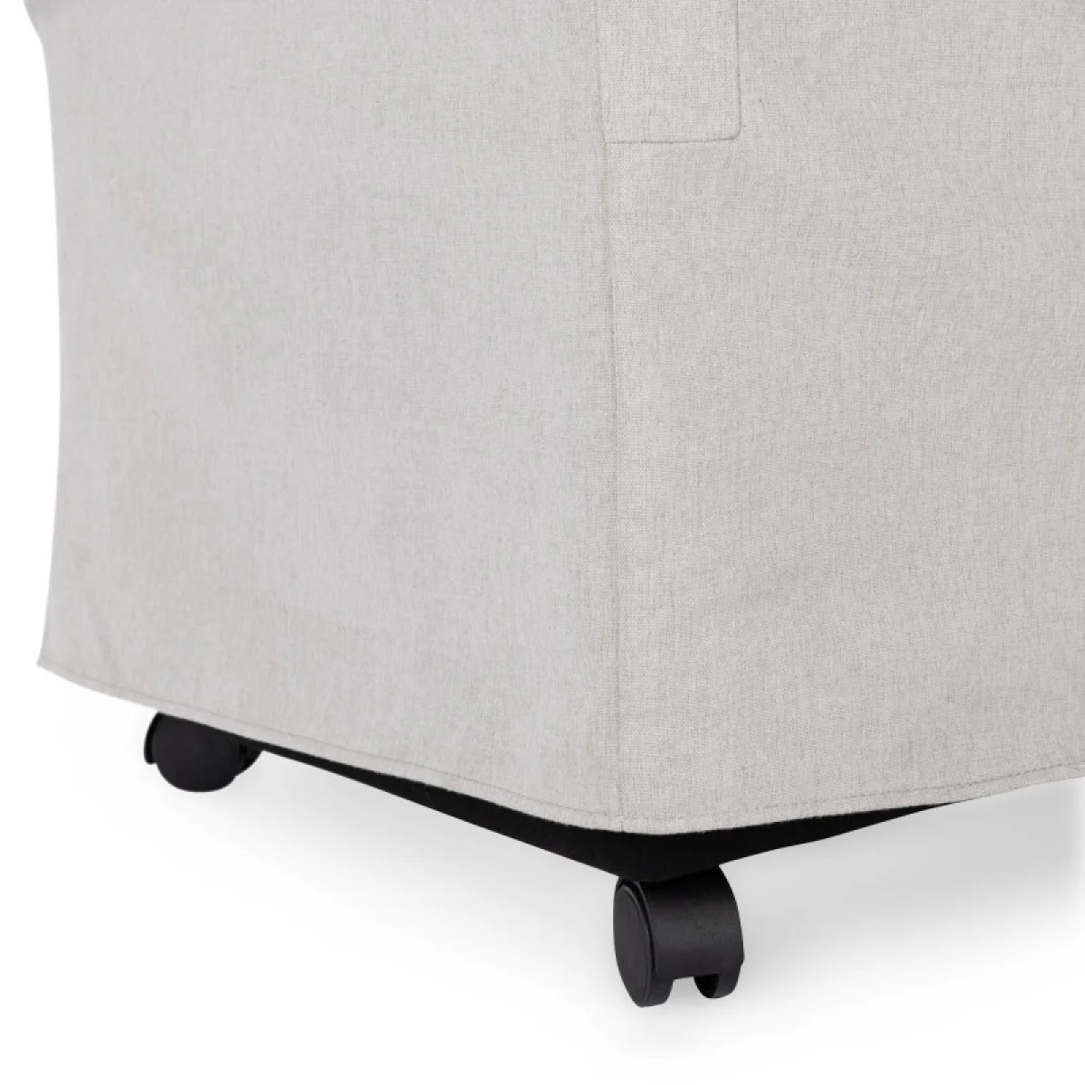 Warwick Upholstered Rolling Dining Chair – Sandy Tan Chairs & Benches Chairs & Benches 9