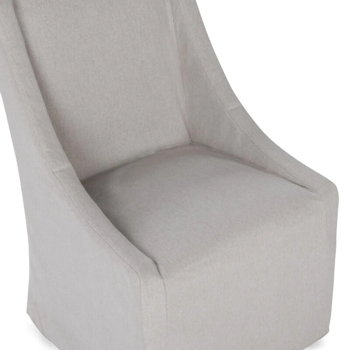 Warwick Upholstered Rolling Dining Chair – Sandy Tan Chairs & Benches Chairs & Benches 10