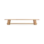 Foundation Solid Wood Counter Bench Chairs & Benches Brown 16