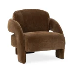 Salino Upholstered Lounge Chair – Bronze Chairs Bronze 11