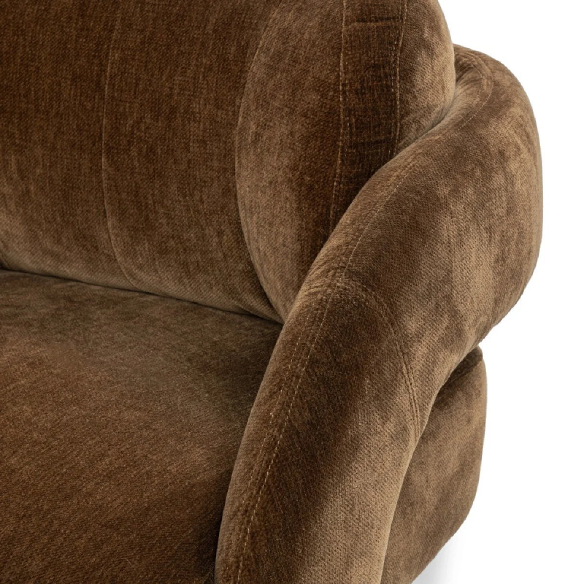 Salino Upholstered Lounge Chair – Bronze Chairs Bronze 8