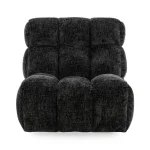 Roba Upholstered Swivel Lounge Chair Chairs black 13