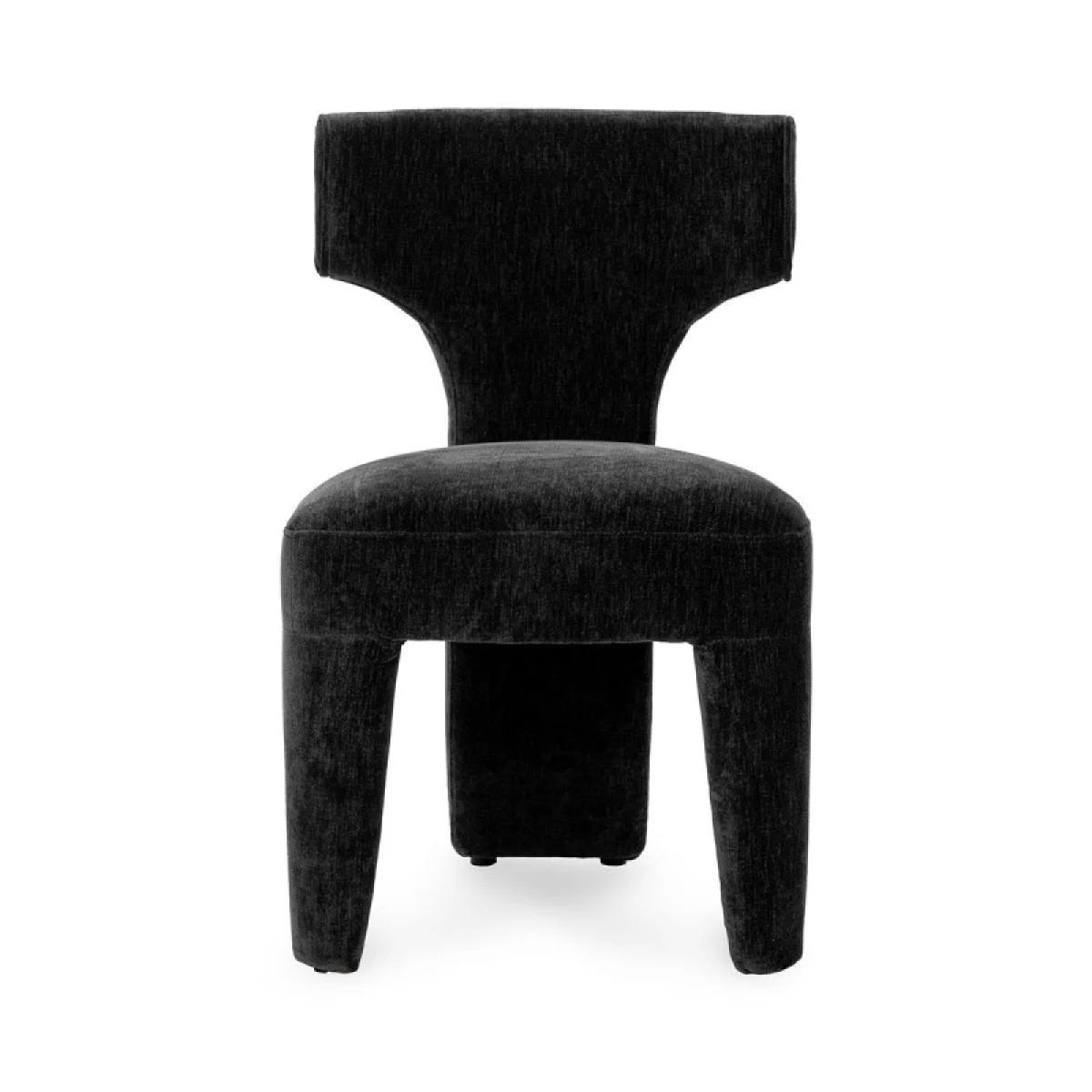 Khai Upholstered Dining Chair – Charcoal Chairs & Benches black 6