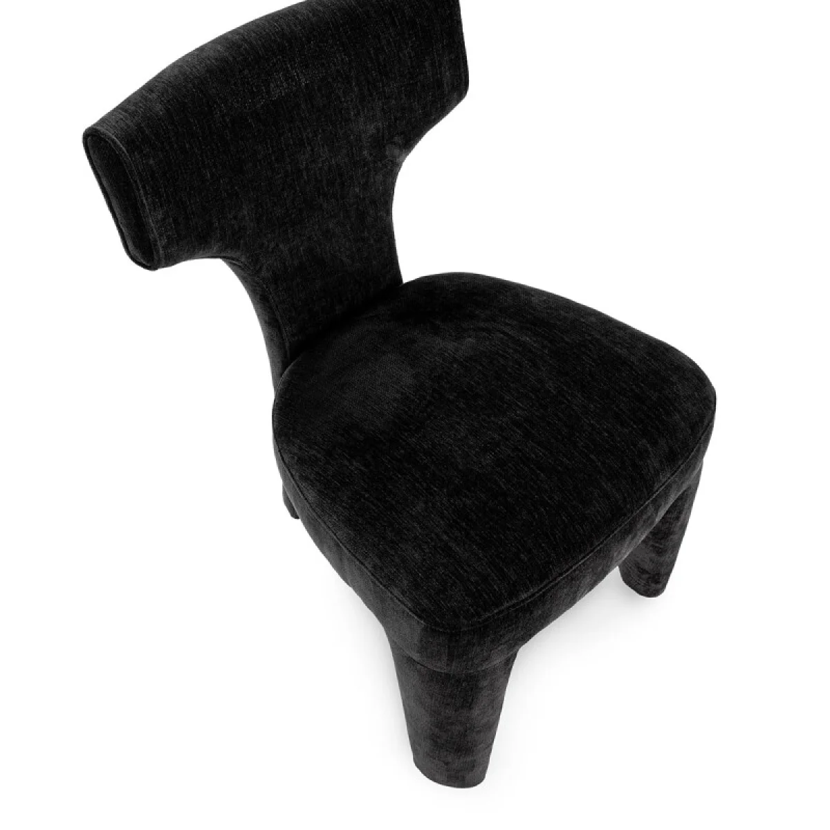 Khai Upholstered Dining Chair – Charcoal Chairs & Benches black 9