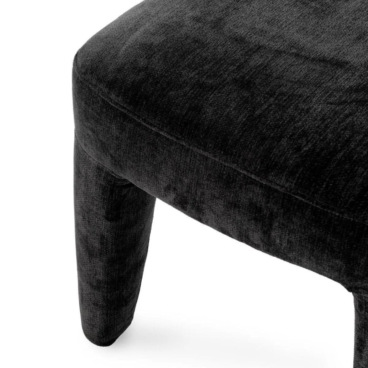 Khai Upholstered Dining Chair – Charcoal Chairs & Benches black 11