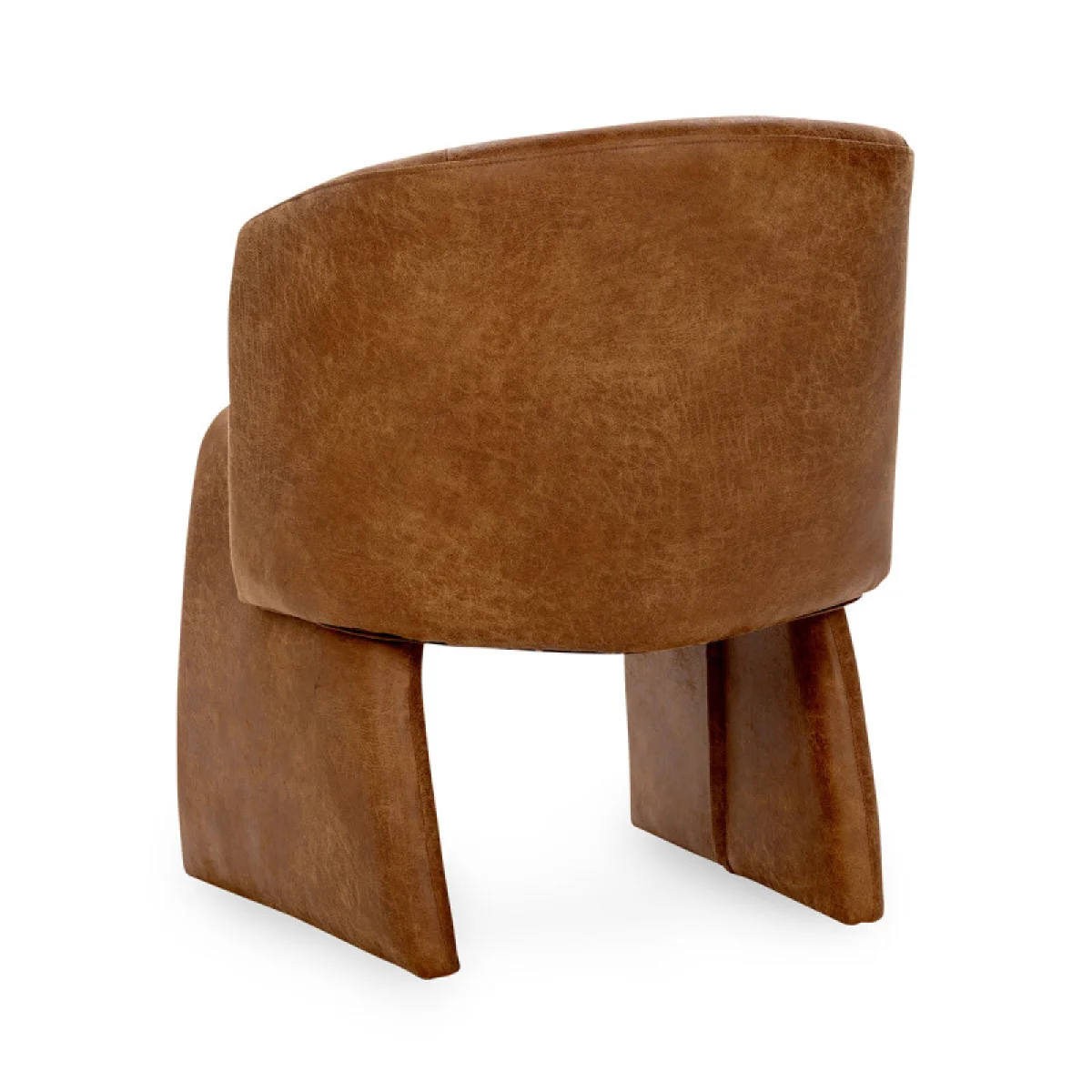 Halstead Upholstered Dining Chair – Cognac Chairs & Benches Brown 7