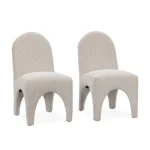 Ella Upholstered Dining Chair Set Of 2 Chairs & Benches Birch Cream 12
