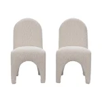 Ella Upholstered Dining Chair Set Of 2 Chairs & Benches Birch Cream 14